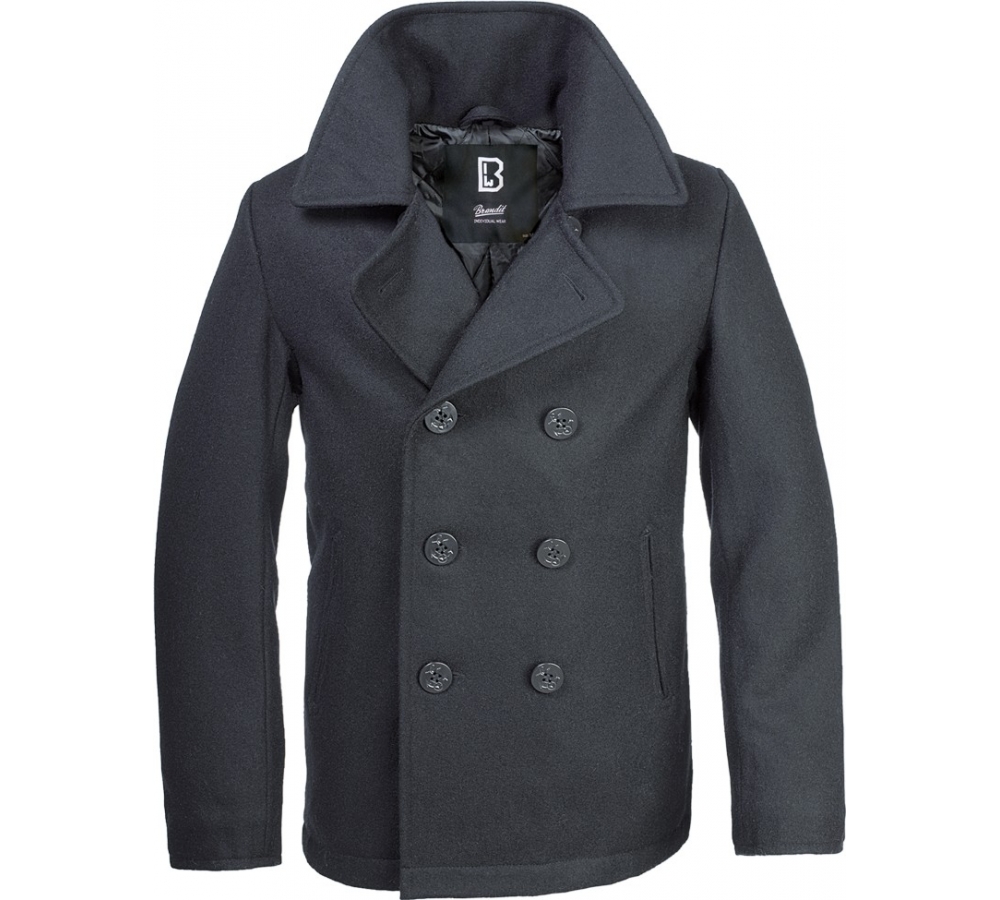 Полупальто Pea Coat черный
