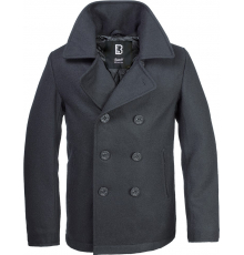 Полупальто Pea Coat черный