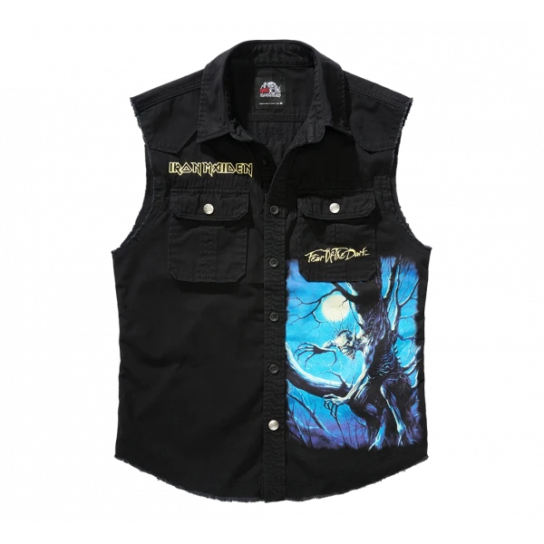 Винтажная рубашка "Iron Maiden" без рукавов FOTD