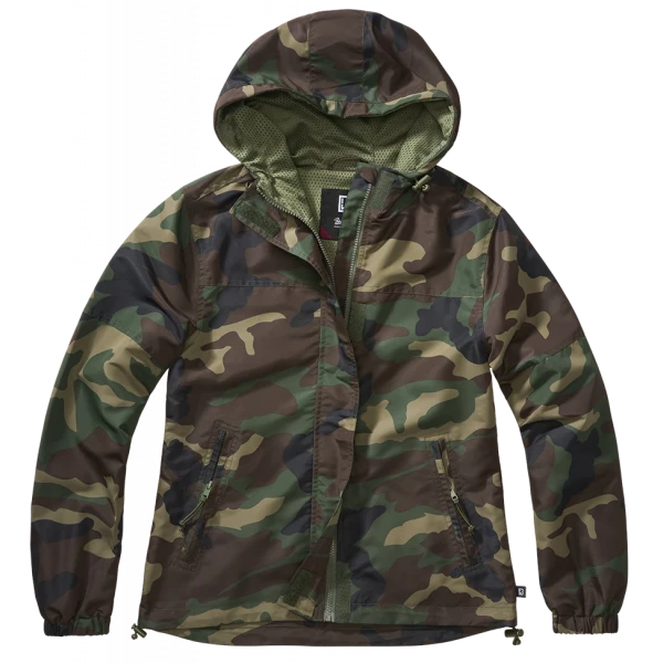 Женская легкая ветровка Frontzip лесистая местность