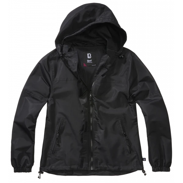 Женская легкая ветровка Frontzip черный