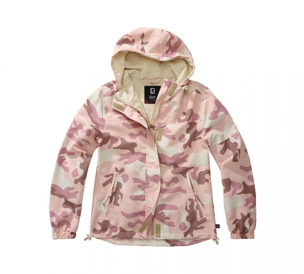 Женская легкая ветровка Frontzip candy camo
