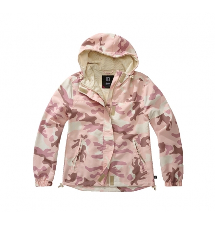 Женская легкая ветровка Frontzip candy camo
