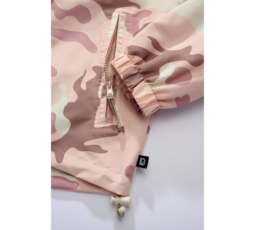 Женская легкая ветровка Frontzip candy camo