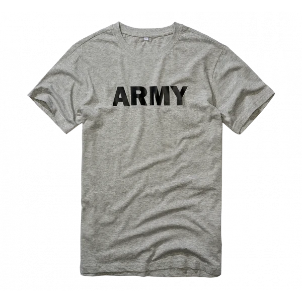 Футболка Army серый мелан