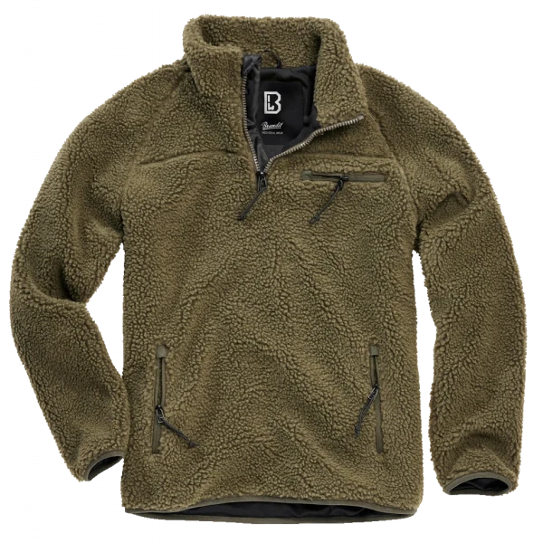 Свитер Teddyfleece Troyer (оливкового цвета)