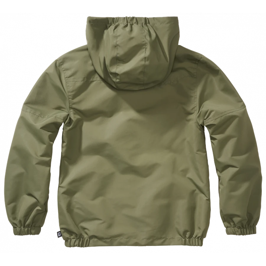 Детская легкая ветровка Frontzip (оливкового цвета)