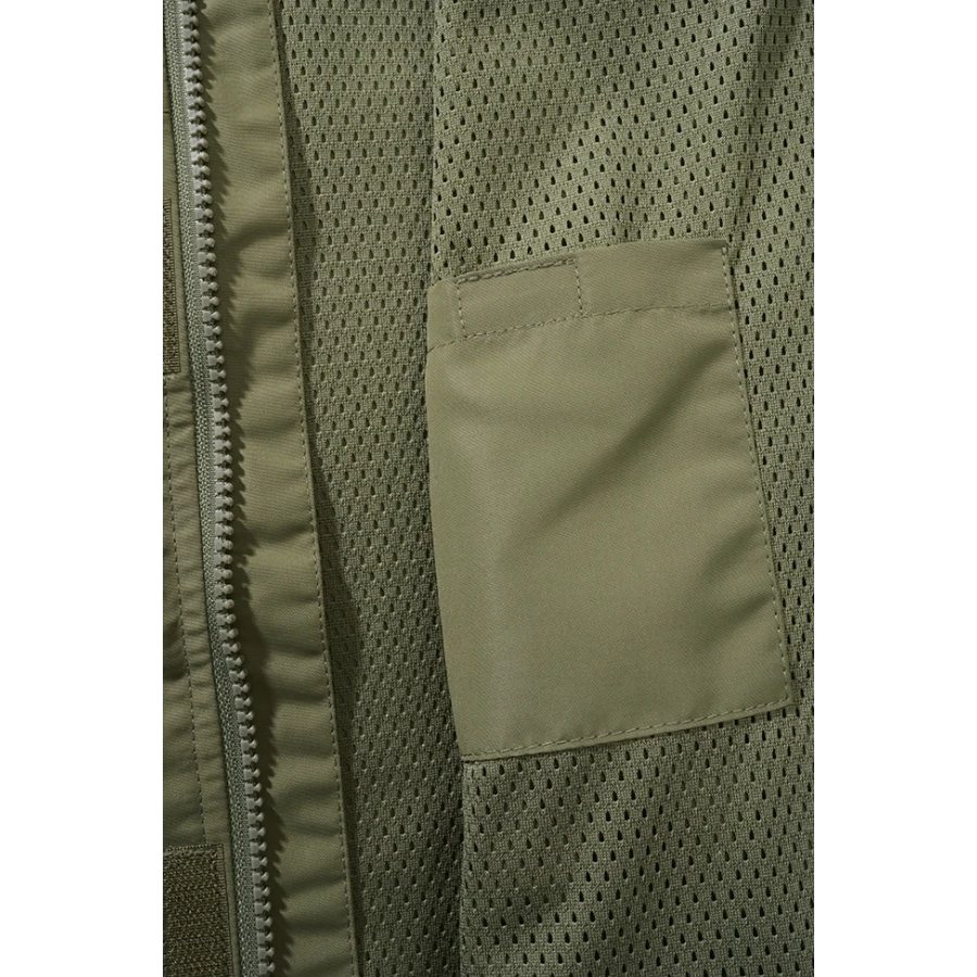 Детская легкая ветровка Frontzip (оливкового цвета)