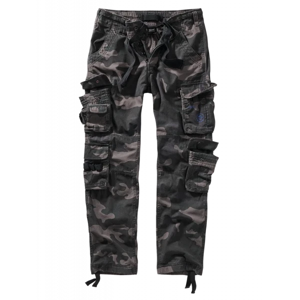 Брюки Brandit Pure Slim Fit (темный камуфляж)