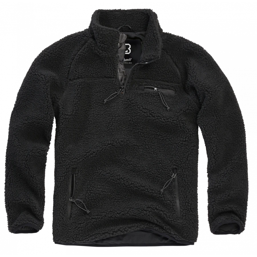 Свитер Teddyfleece Troyer черный