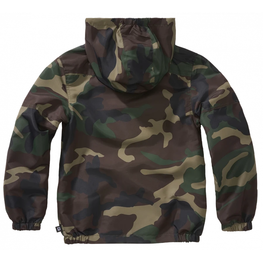 Детская легкая ветровка Frontzip лесистая местность