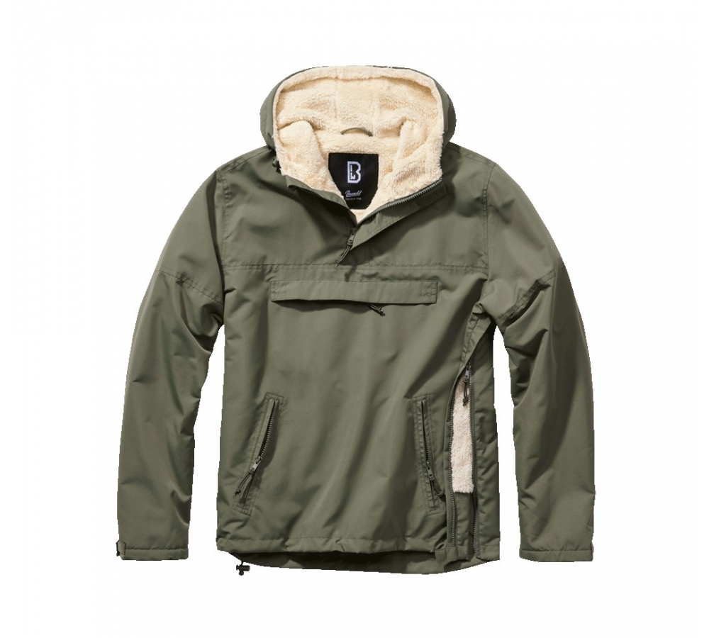 Куртка Sherpa Windbreaker (оливкового цвета)
