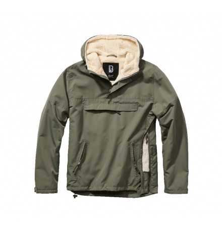 Куртка Sherpa Windbreaker (оливкового цвета)
