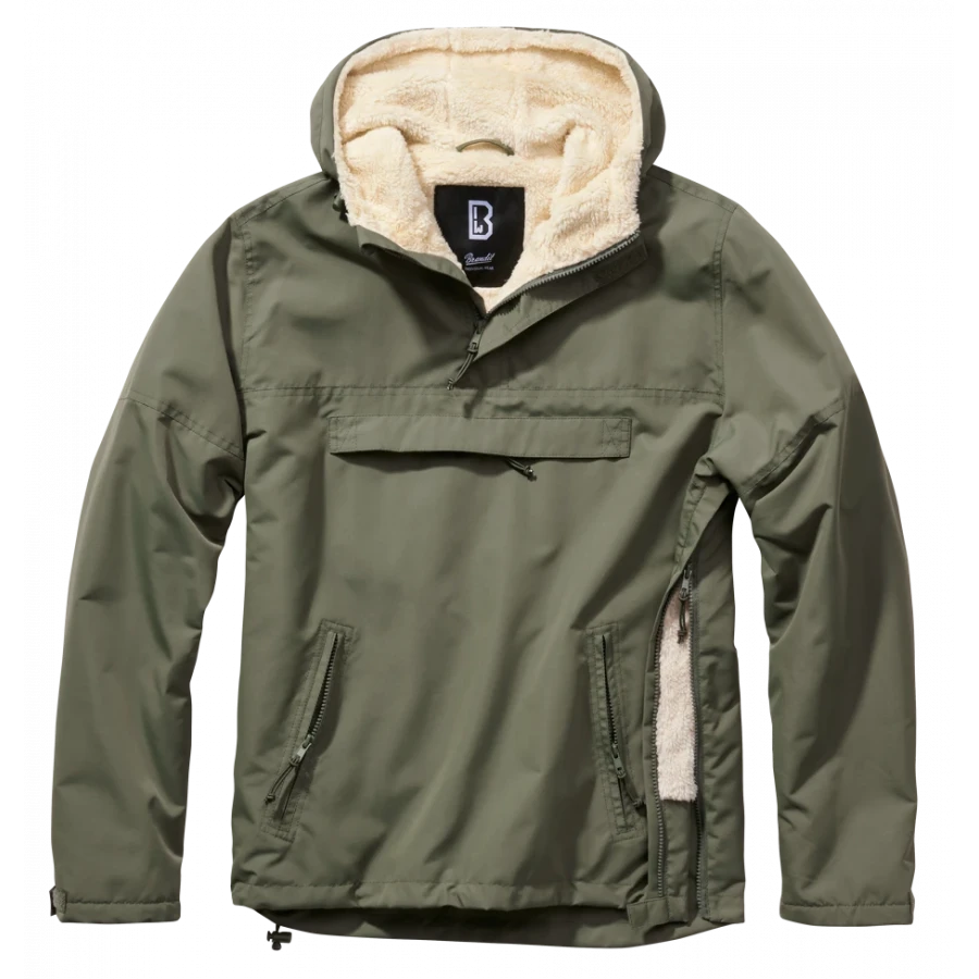 Куртка Sherpa Windbreaker (оливкового цвета)