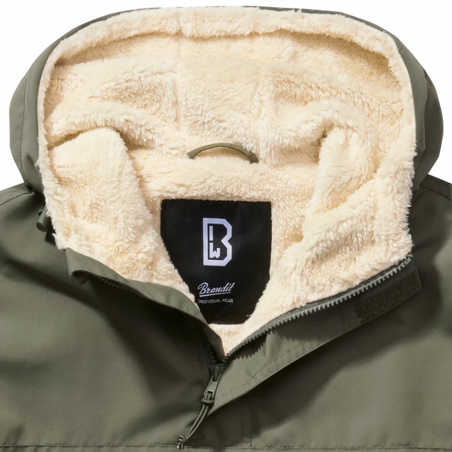 Куртка Sherpa Windbreaker (оливкового цвета)