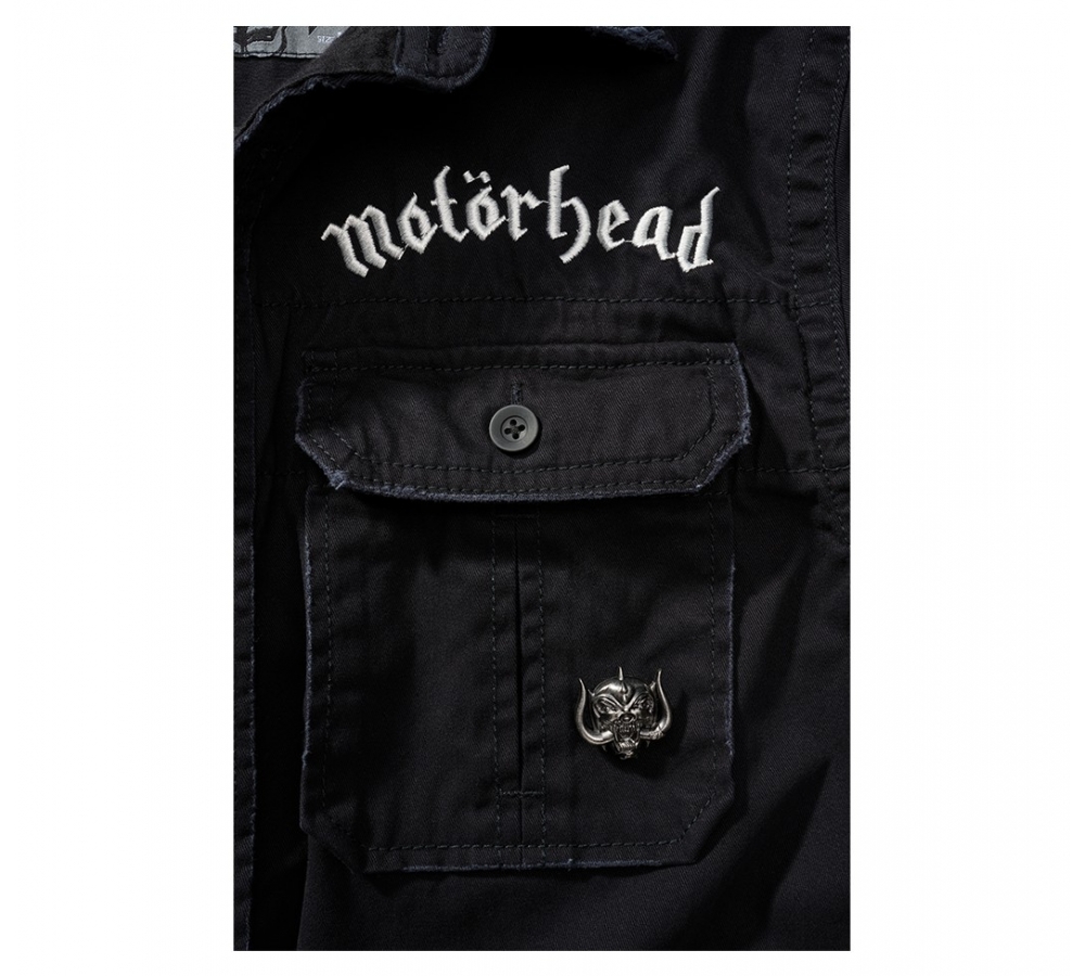 Винтажная рубашка "Motörhead" с коротким рукавом черный
