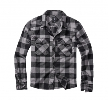 Рубашка в клетку с длинным рукавом
