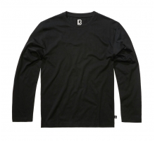 Футболка Premium с длинным рукавом черная
