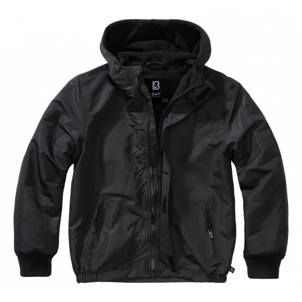 Детская ветровка "Frontzip" черный
