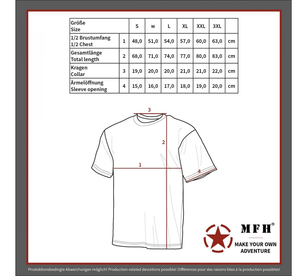 Футболка США Streetstyle красно-камуфляжная 140-145 г/м²
