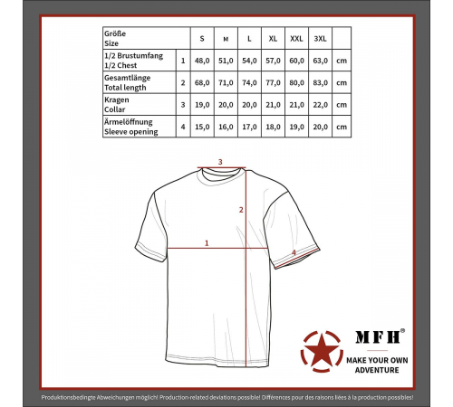 Футболка США Streetstyle красно-камуфляжная 140-145 г/м²