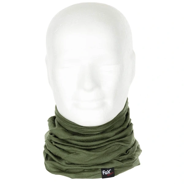 Шарф круглый "Merino Lite", оливковый