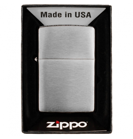 Зажигалка Zippo "Chrome Brushed" без наполнения
