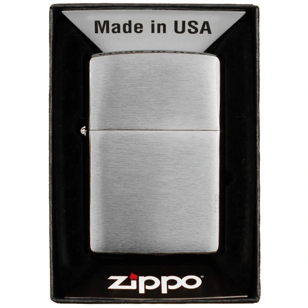 Зажигалка Zippo "Chrome Brushed" без наполнения
