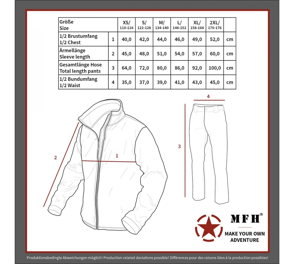 Детский комплект из брюк и куртки ACU Rip Stop flecktarn
