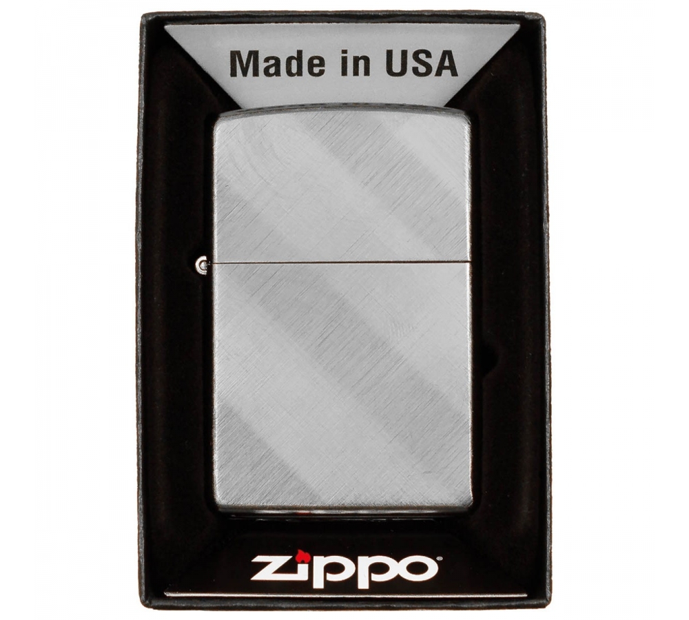 Зажигалка Zippo "Diagonal Weave" без наполнителя
