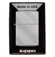 Ветрозащитная зажигалка Zippo 'Diagonal Weave' без наполнителя