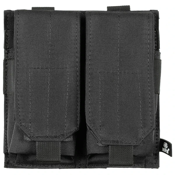 Подсумок для журналов двойной "MOLLE" черный