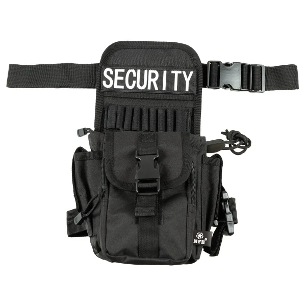 Сумка набедренная и ножная "Security" черная