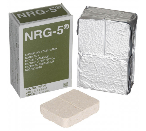 Экстренное питание, NRG-5, 250 g, (4 батончика)