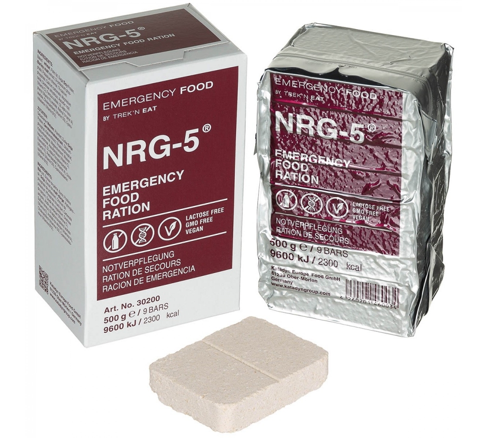 Экстренное питание, NRG-5, 500 g, (9 батончиков)