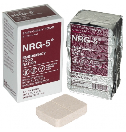 Экстренное питание, NRG-5, 500 g, (9 батончиков)