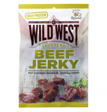 Вяленая говядина "Wild West" халапеньо, 60 g