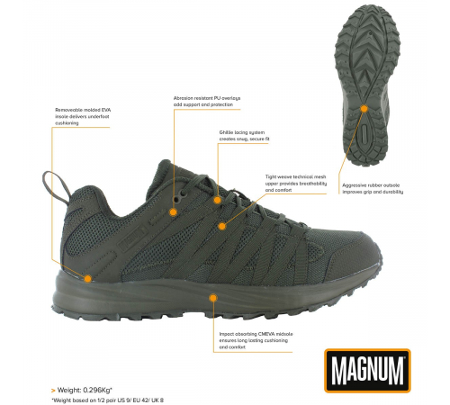 Полуботинки "MAGNUM" Storm Trail Lite оливковое