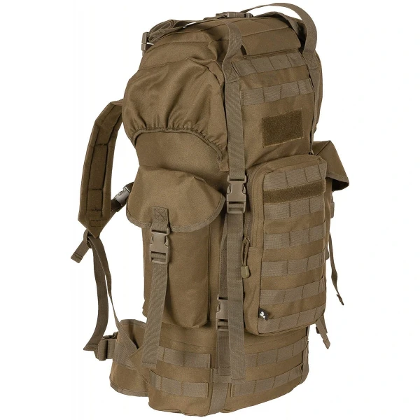 Рюкзак BW Combat "MOLLE" 65 л с алюминиевое усиление Coyote