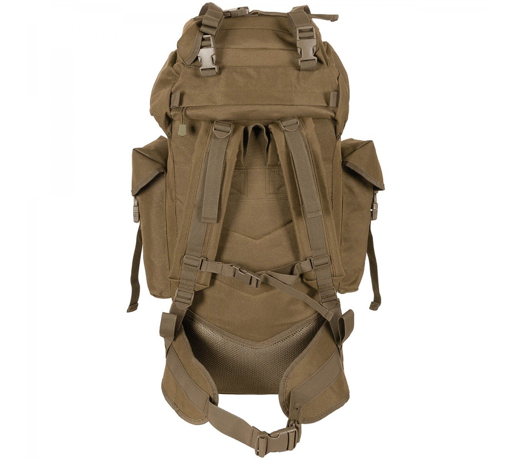 Рюкзак BW Combat "MOLLE" 65 л с алюминиевое усиление Coyote
