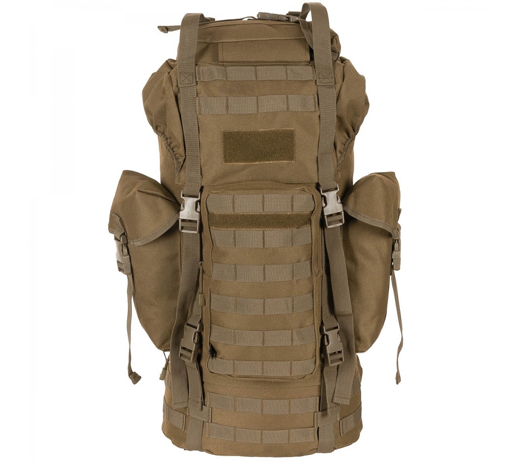 Рюкзак BW Combat "MOLLE" 65 л с алюминиевое усиление Coyote
