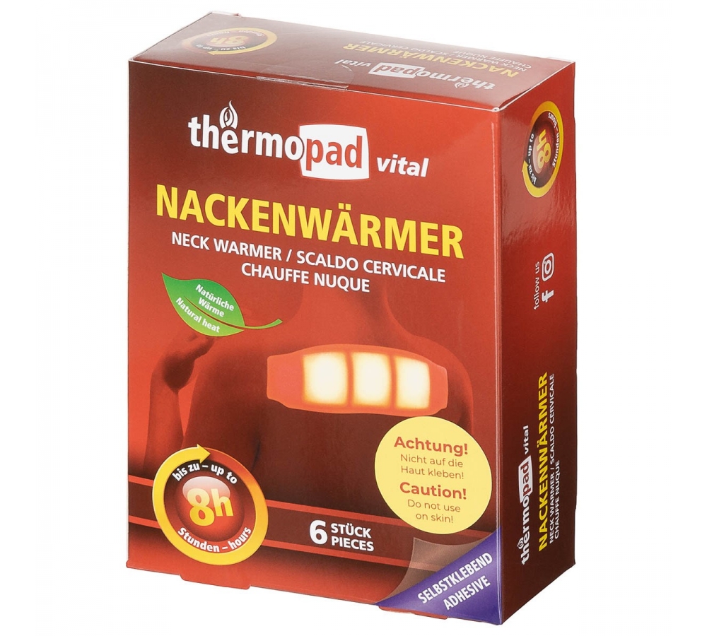 Грелки для шеи "Thermopad", 6 шт., одноразовые
