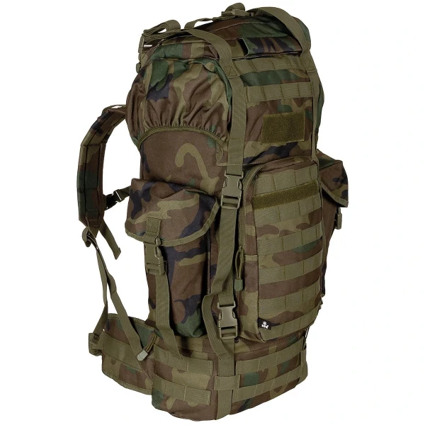 Рюкзак BW Combat "MOLLE" 65 л на алюминиевое усиление woodland