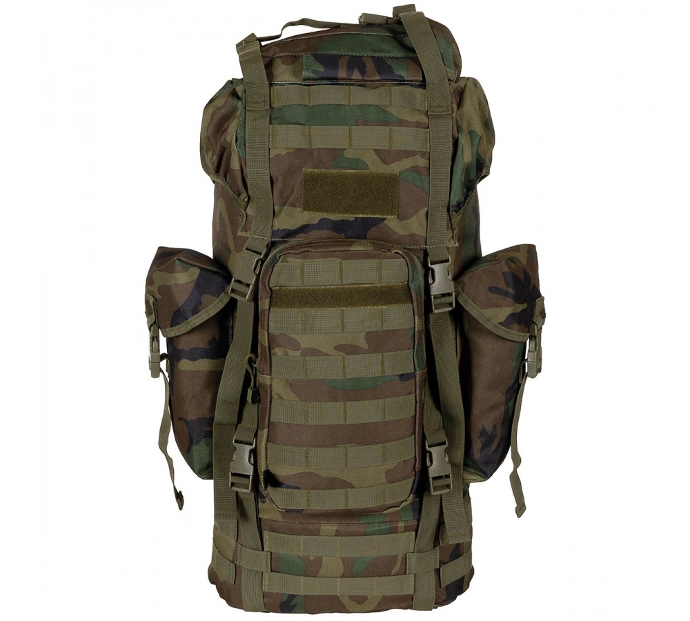 Рюкзак BW Combat "MOLLE" 65 л на алюминиевое усиление woodland
