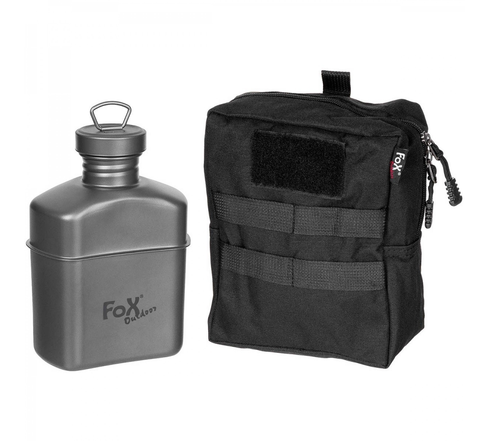 Бутылка для питья Fox Outdoor Titan 1 л с сумкой
