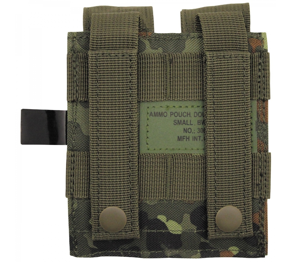 Подсумок для журналов "MOLLE" двойной, маленький, флектарн
