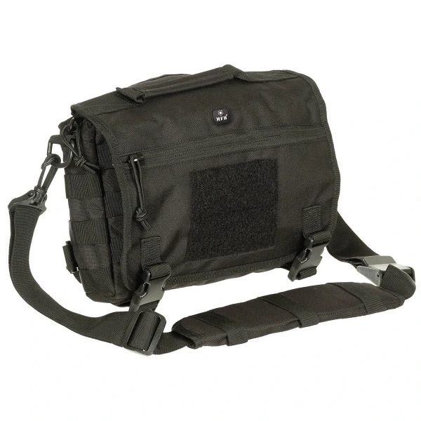 Сумка через плечо "MOLLE" черная
