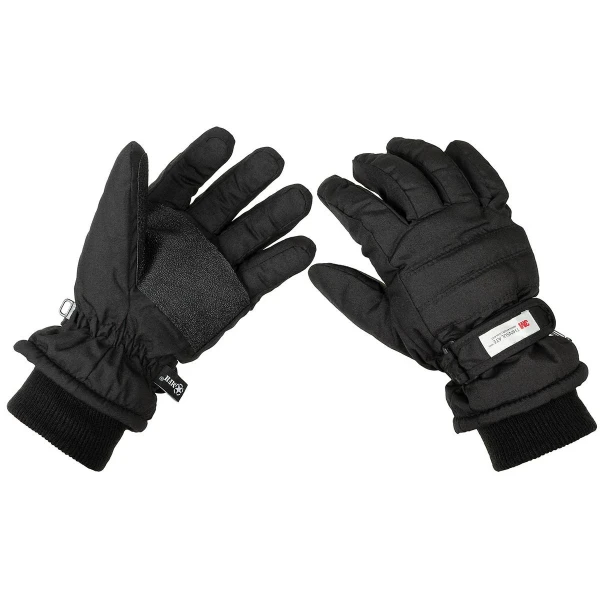 Перчатки черные Утеплитель 3M™ Thinsulate™