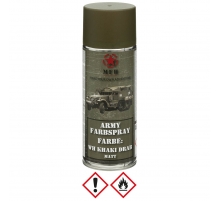 Армейская краска-спрей WH KHAKI DRAB матовая 400 мл
