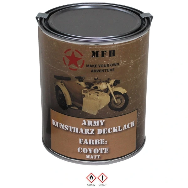 Лак армейский коврик COYOTE банка 1 л